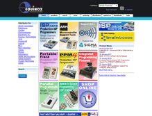 Tablet Screenshot of equinox-tech.com